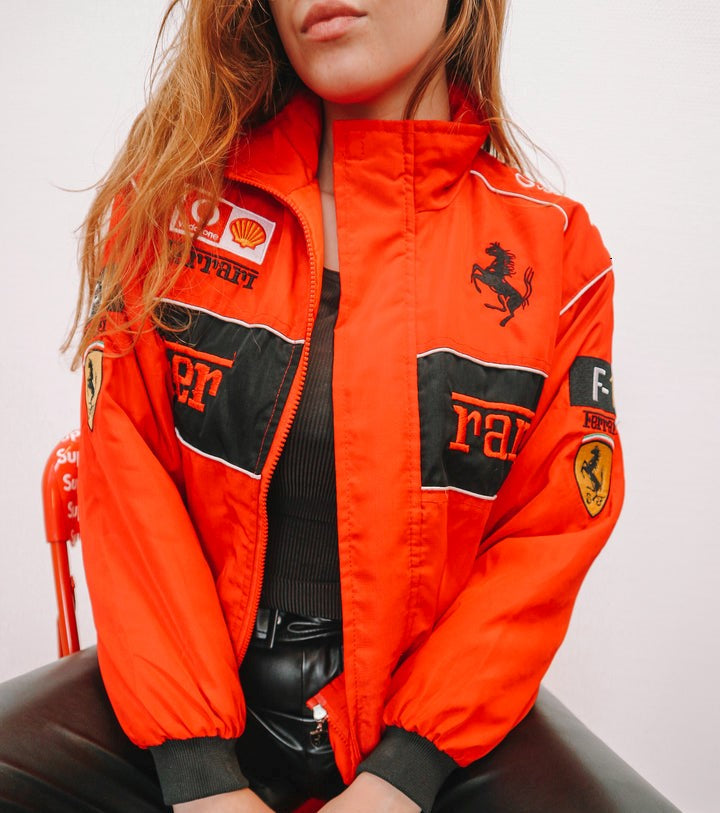 Ferrari Nascar F1 Racing Jacket – revoxleather