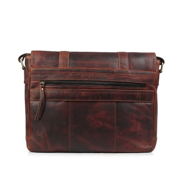 leather  laptop bag