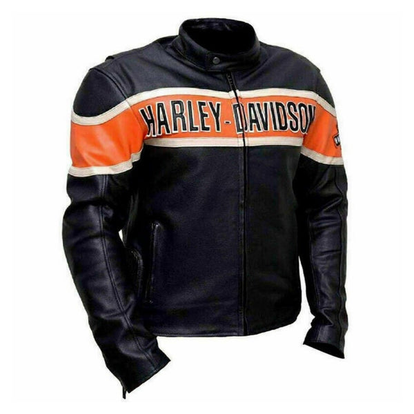 Harley Davidson Cafe Racer Victory Leather Jacket