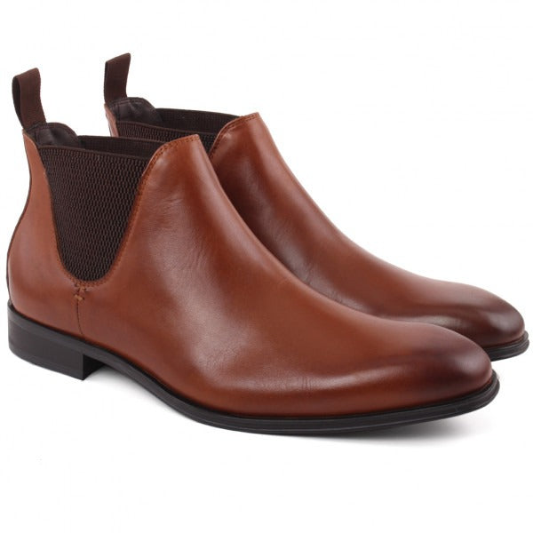 Men's Chukka Leather Ankle High Ben Boots