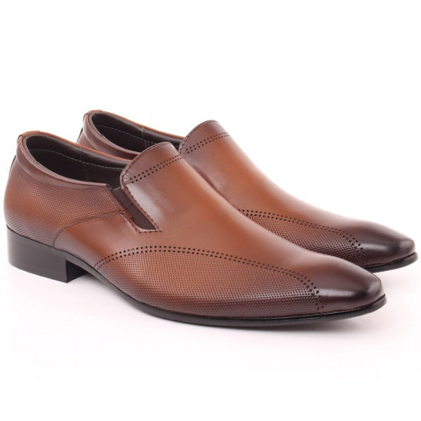 Men "EMIL" Almond Toe FormalL Slip On Shoes