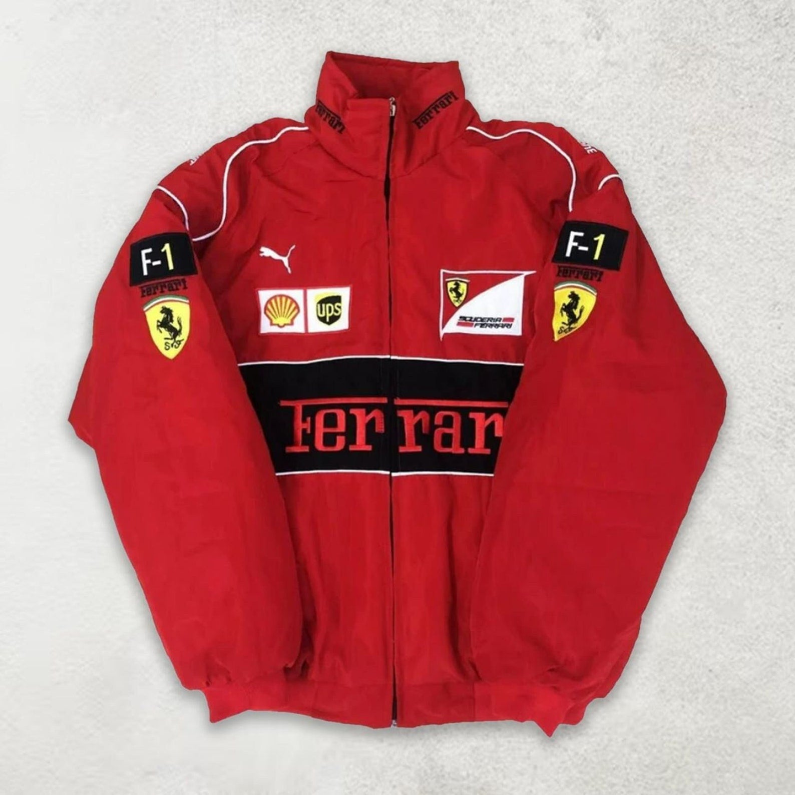 Ferrari Vintage F1 Jacket Red