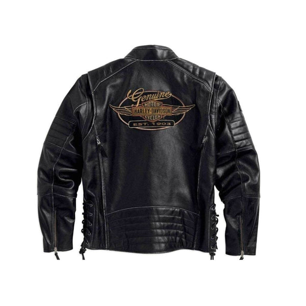 Genuine Harley Davidson Black Leather Jacket