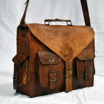 Cross Body Vintage Satchel Messenger Bag