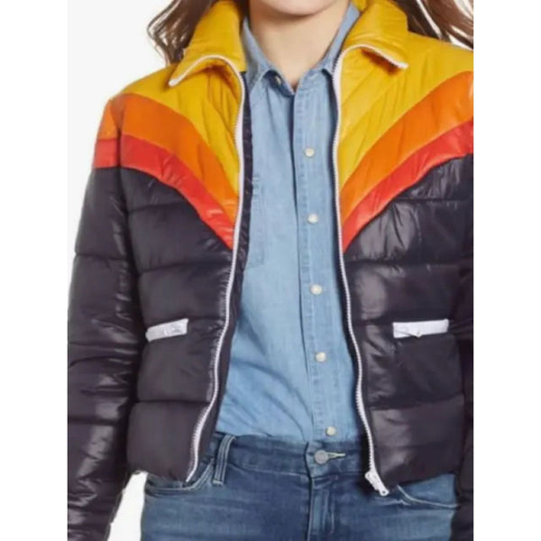 Women's 70s Rising Sun Rainbow Jacket
